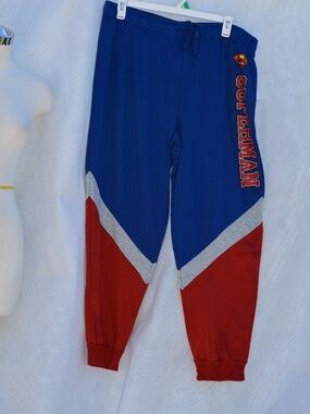 Superman Track Pants  Mens SZ XL NWT
